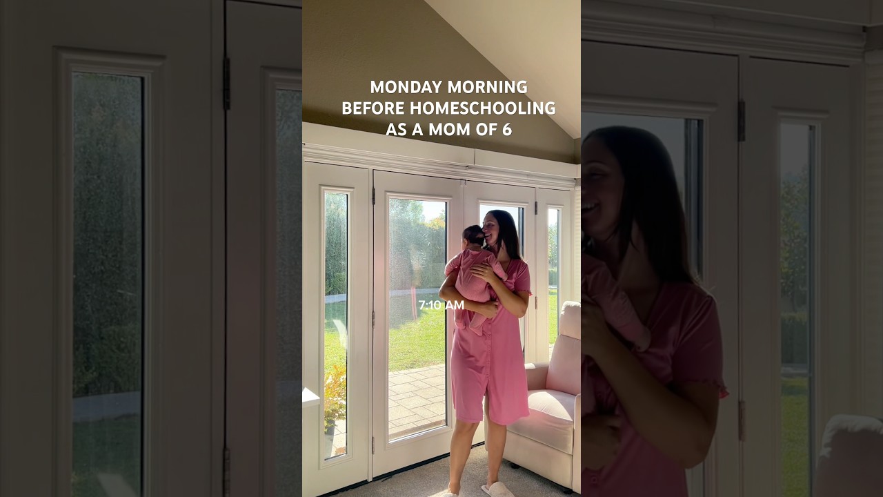 Morning routine before homeschooling as a mom of 6