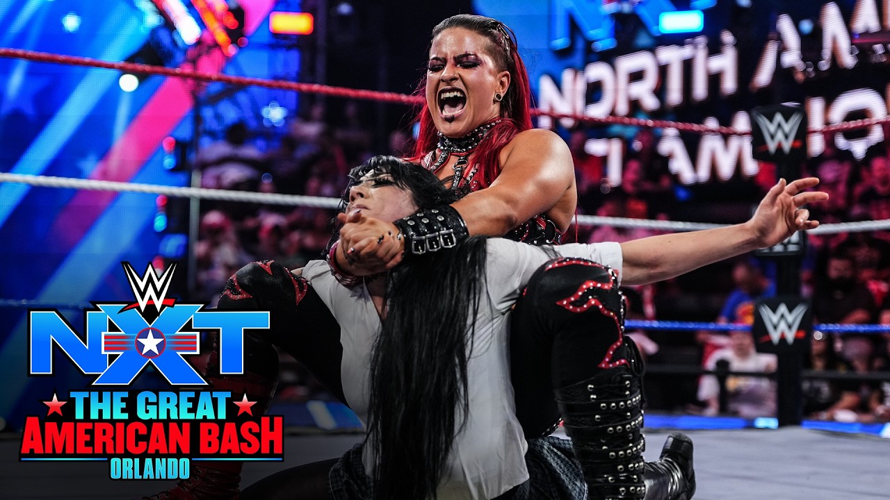 Zaria vs. Tatum Paxley | Women&rsquo;s North American Title Match: NXT Great American Bash 2026 highlights