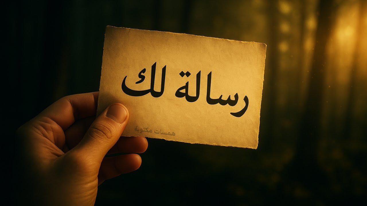 رسالة لك… وكأنها كُتبت خصيصًا من أجلك 💌 | همسات مكتوبة