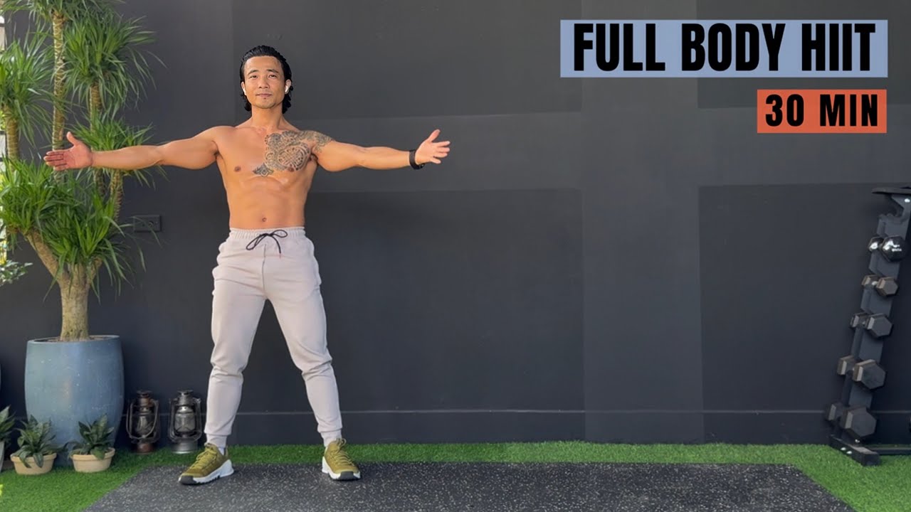 Home Cardio Workout Without Equipment To Lose Belly Fat | 30 Min Full body HIIT