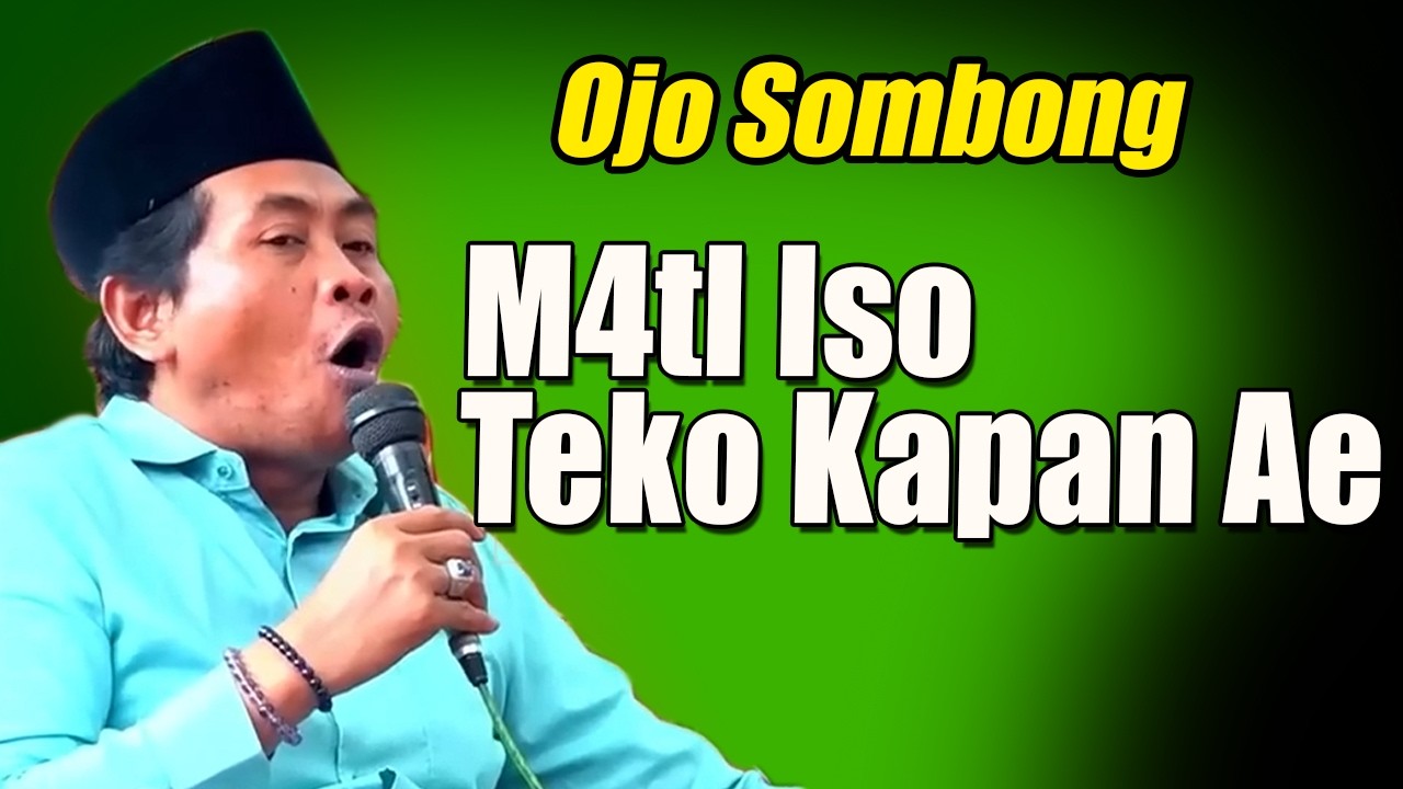 KH Anwar Zahid: Ajal Ora Nunggu Kowe Siap! Ayo Cepet Tobat