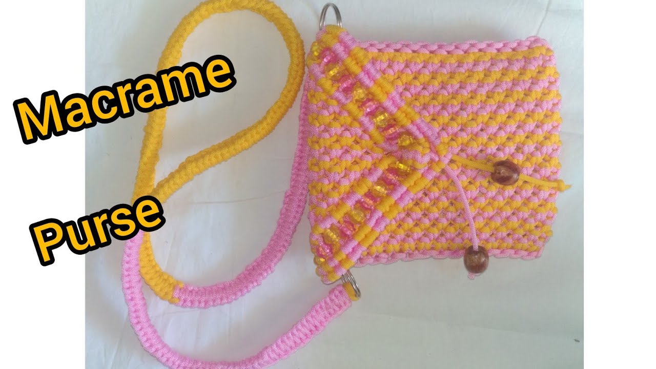 Macrame New Design Handbag  Tutorial In Hindi | macrame purse # Sunpuju#Macrame#Art#Design#