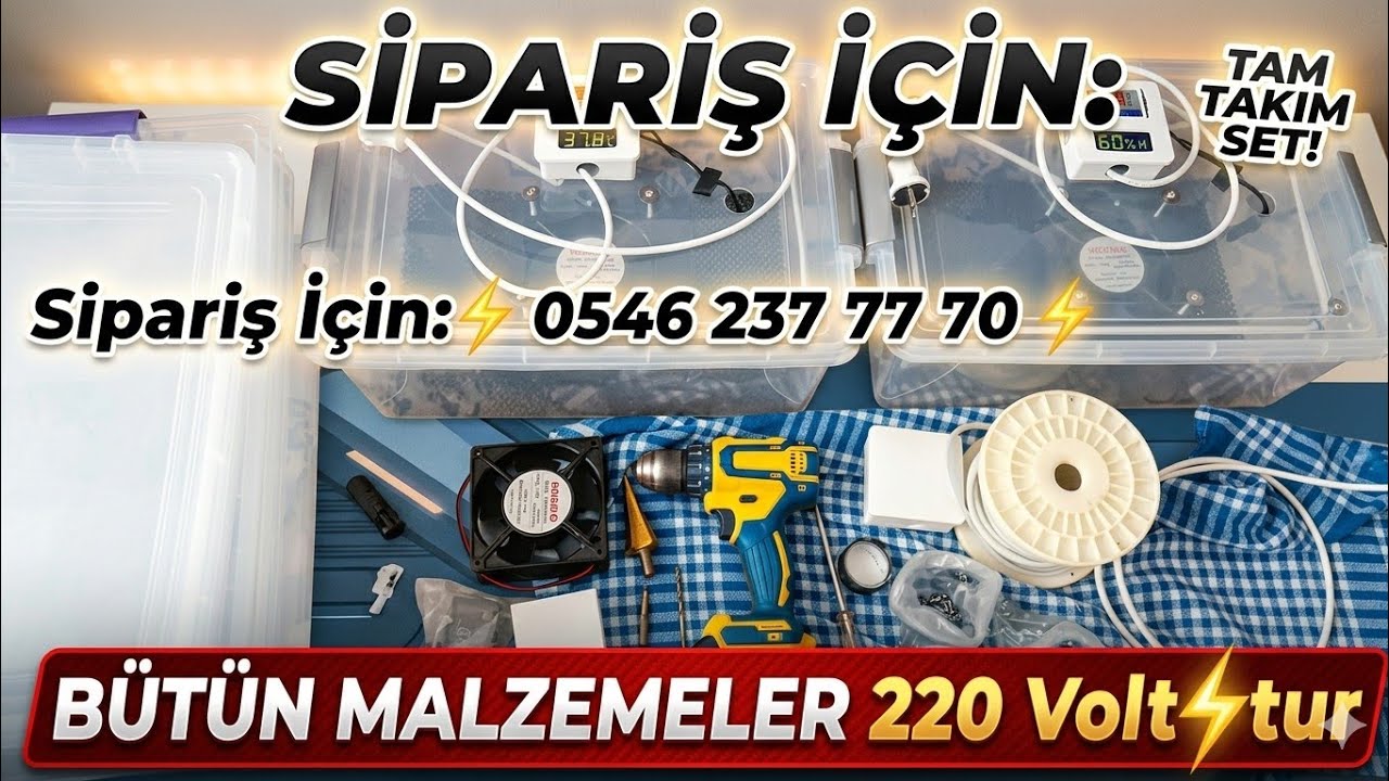 Kuluçka makinesi Nasıl Yapılır. Detaylı Anlatım. Egg Incubator
