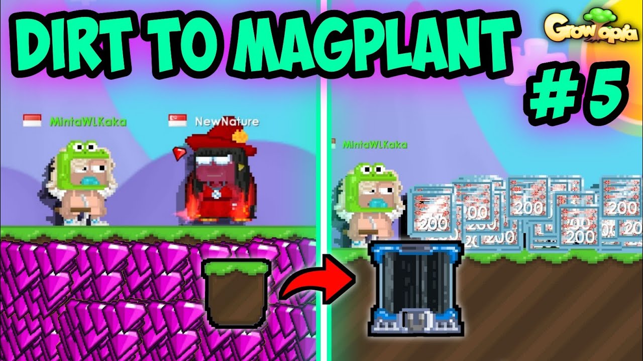 BUYING 21.000 LASER GRID & SELLING ALL MY GEMS (HUGE PROFIT) !! | #5 Dirt to Magplant | Growtopia