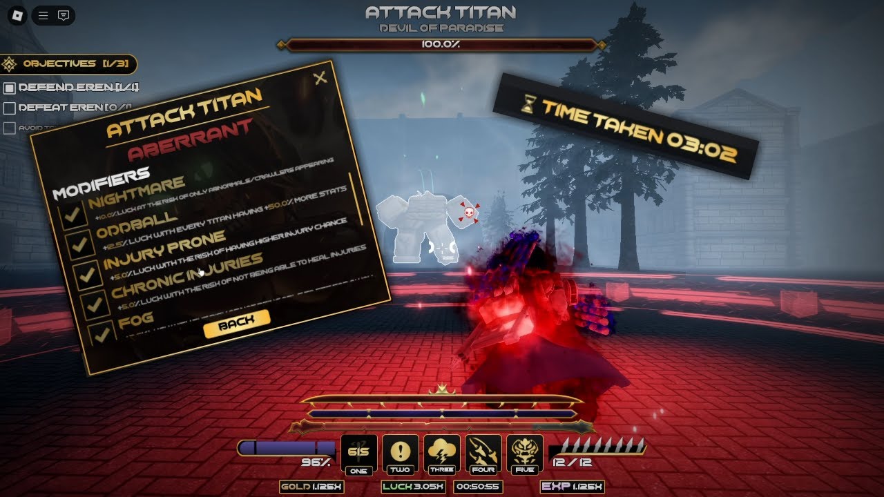 Thunderspears solo raid (Aberrant) 3:02 | AoT: Revolution