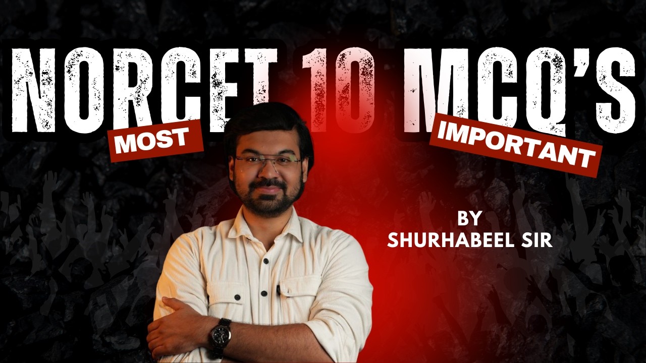 NORCET 11 DAILY MCQ SERIES - HIGH YIELD NURSING QIESTION WITH DETAILED RATIONAL BY SHURHBAEEL SIR 😎😎
