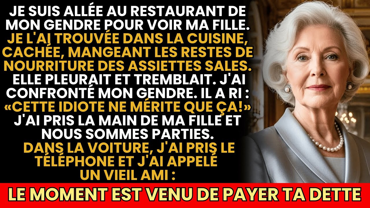 Ma Fille Comiait Des Restes De Nourriture Dans Des Assiettes Sales. Mon Gendre Souri ait. Alors…