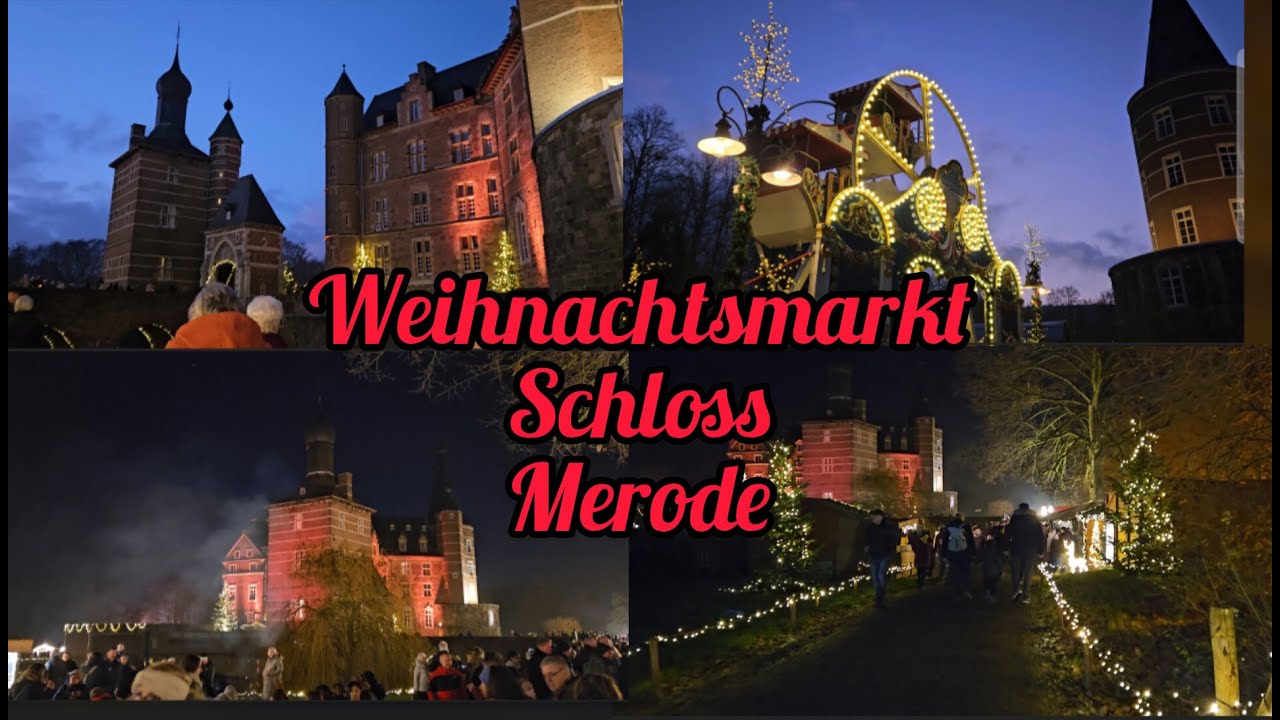 Xmas Vlog 🎅-der Gemütlichste Weihnachtsmarkt in NRW- Lohnt sich Schloss Merode Weihnachtsmarkt?
