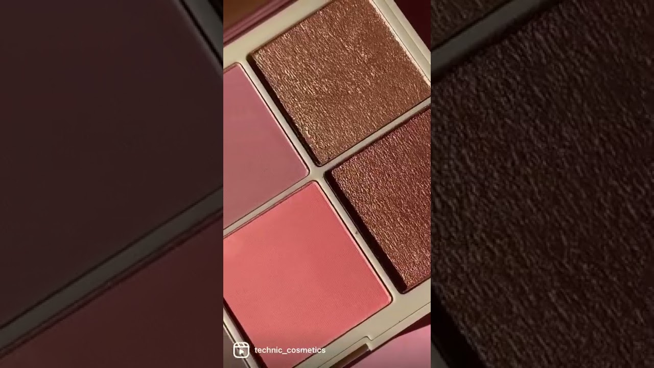 TECHNIC COSMETICS - Shade Light & Bright Palette Swatches