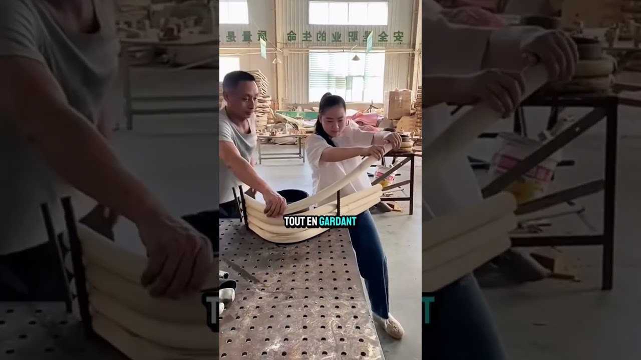 Artisanat incroyable : du bois dur transformé en chaise en rotin unique et magnifique ! 