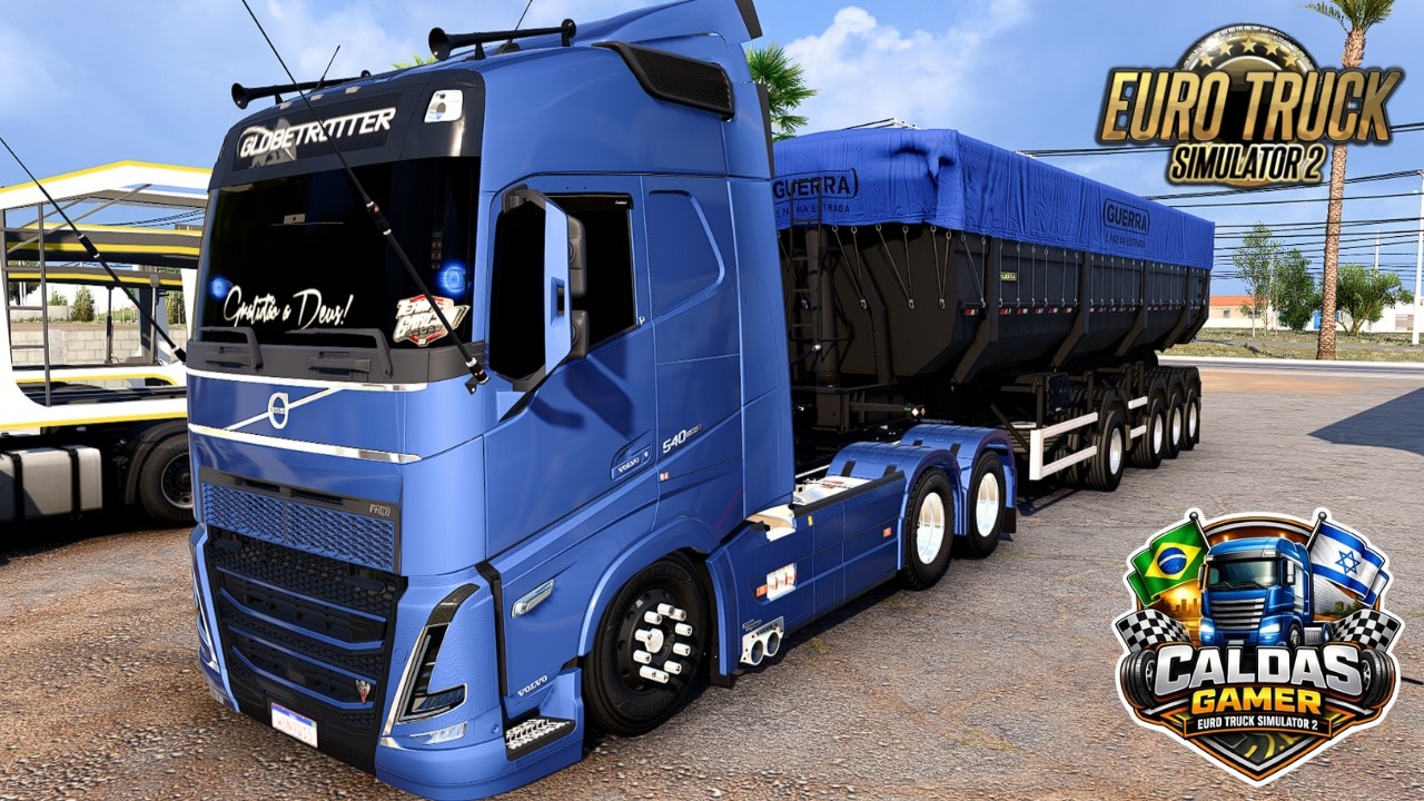 Volvo 540 Brutão no Mapa Minas Gerais com Caçamba 4 Eixos Guerra!