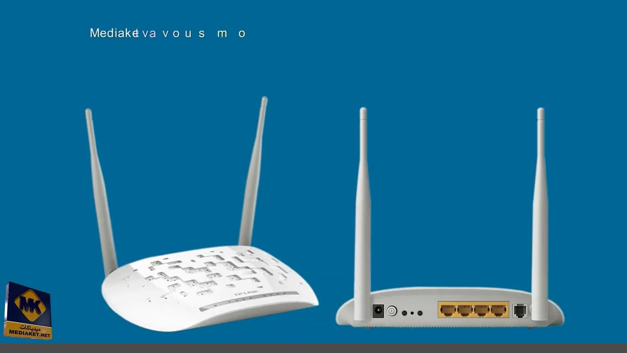 TP-LINK TD-W8961N - Configuration en Routeur, protéger le WIFI et changer le mot de passe admin