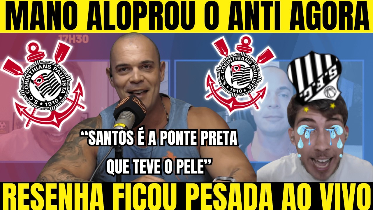 MANO ALOPROU O ANTI AO VIVO APÓS COMPARAÇÃO COM O CORINTHIANS NA ENERGIA 97