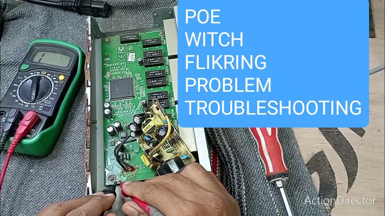 poe switch troubleshooting ! poe switch flickering lights