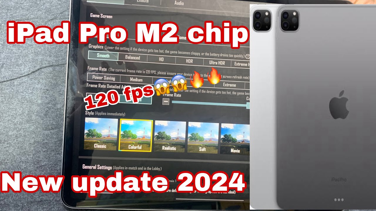 iPad Pro M2 chip PUBG test 🔥😱😱 120 FPS way to game 357k
