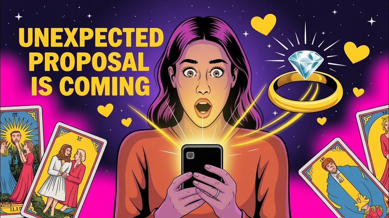 “Someone you never expected might come forward with a proposal soon💍#tarotreading #loveproposal#love
