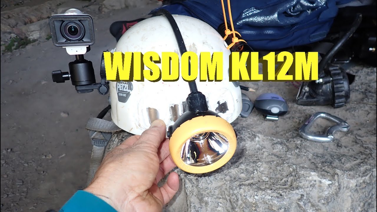 Демонстрация зарядки Wisdom KL12M Miners Light. Обрушение.