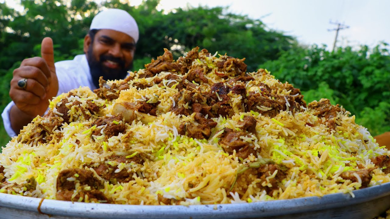 Mutton Dum Biryani | How to Make Hyderabad Style Mutton Dum Biryani |  Mughlai Mutton Dum Biryani