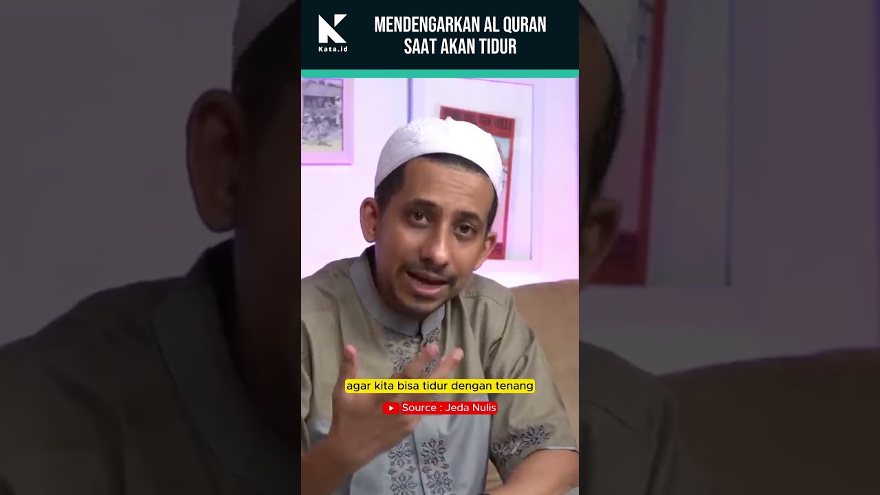 MENDENGARKAN AL QURAN KETIKA AKAN TIDUR?? || Habib Husein Ja'far Al Hadar