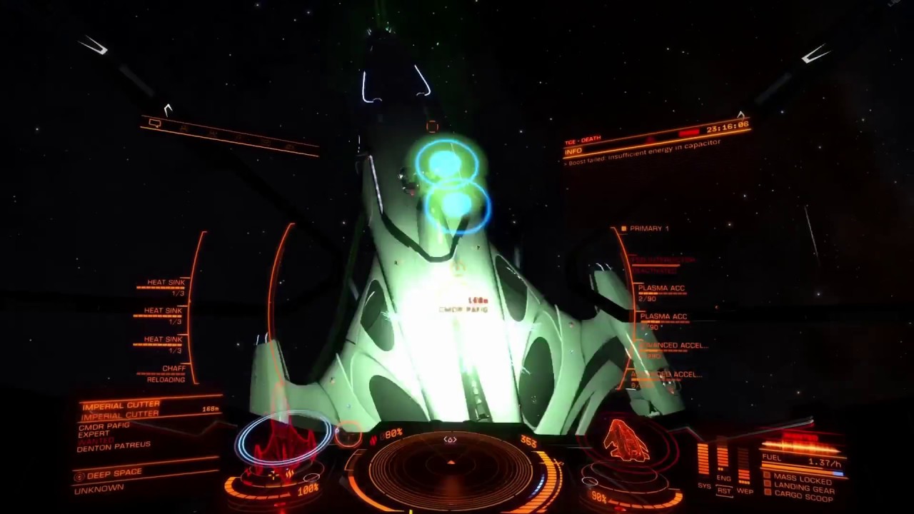 Elite: Dangerous PVP. FAS versus Imperial Cutter