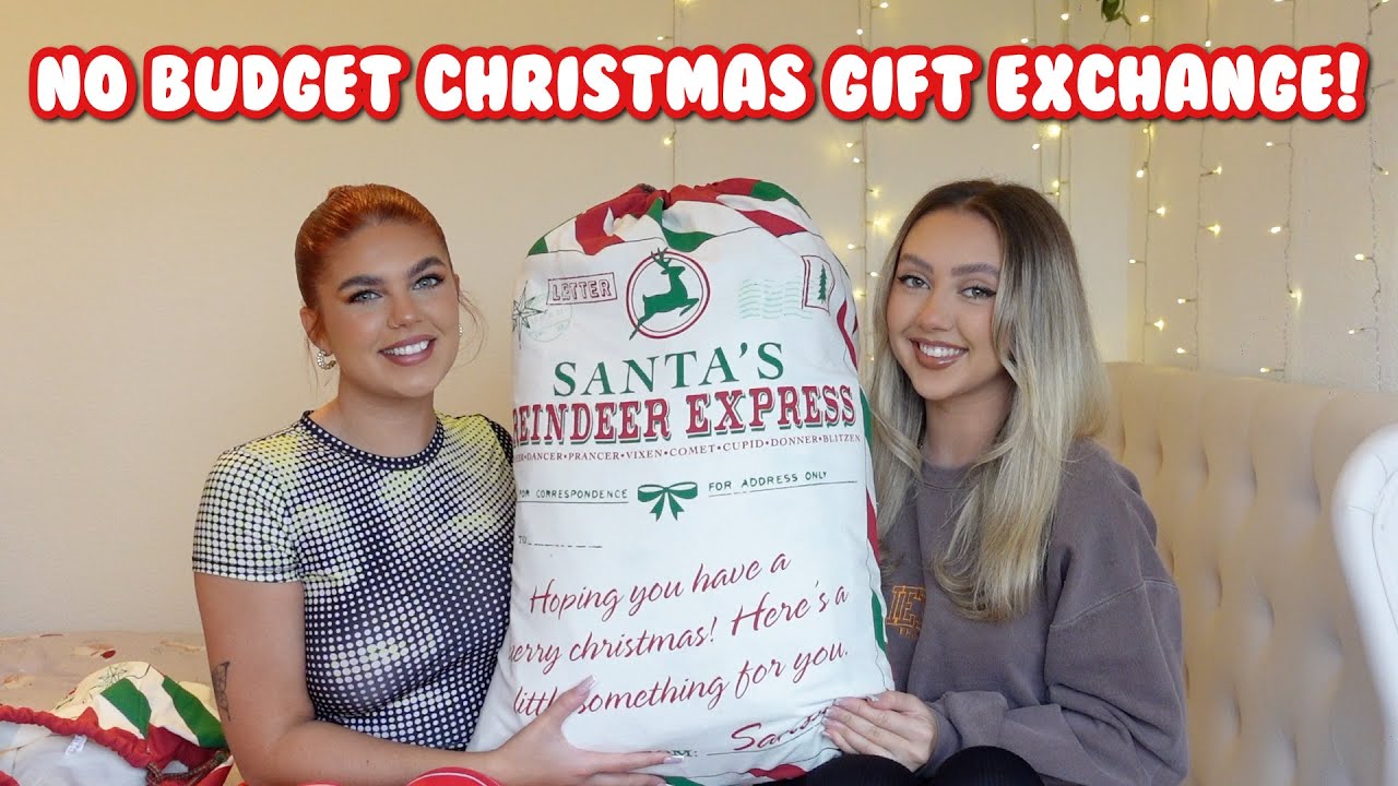 *NO BUDGET* CHRISTMAS GIFT EXCHANGE WITH MY SISTER!