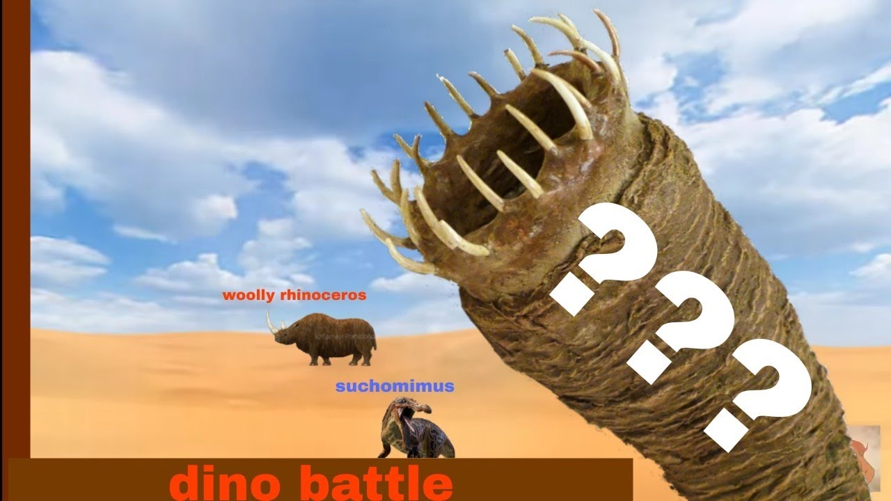 Woolly rhinoceros vs suchomimus
