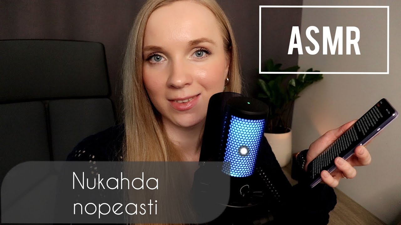 ASMR SUOMI Lukeminen 💤Kuiskailua Nukahtamiseen ASMR WHISPERING