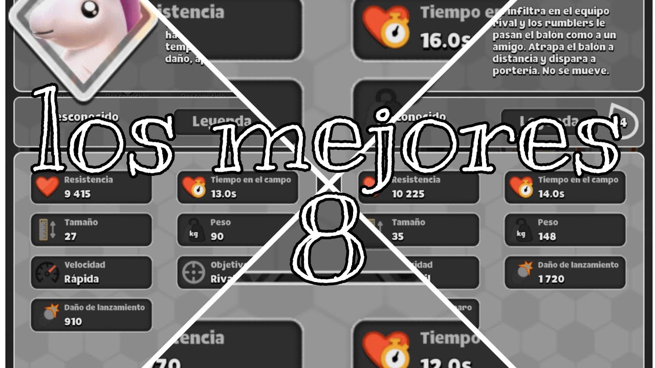 los 8 mejores rumblers de rumble stars