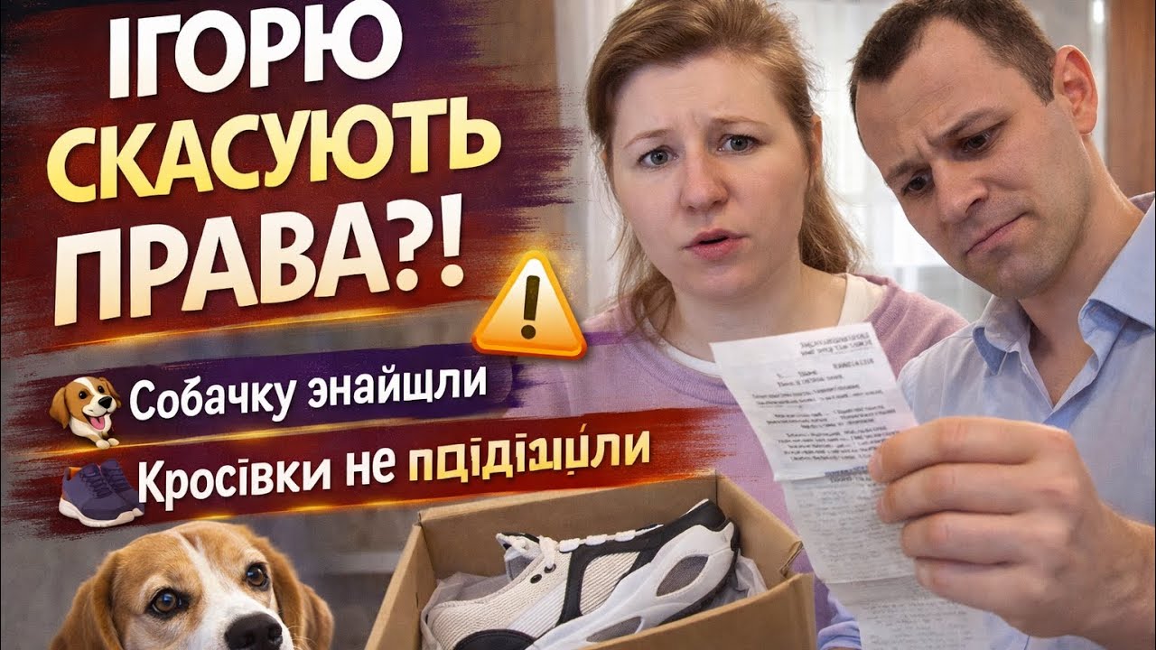 Добра новина і шок 😳 Ігорю можуть забрати права | Кросівки не підійшли