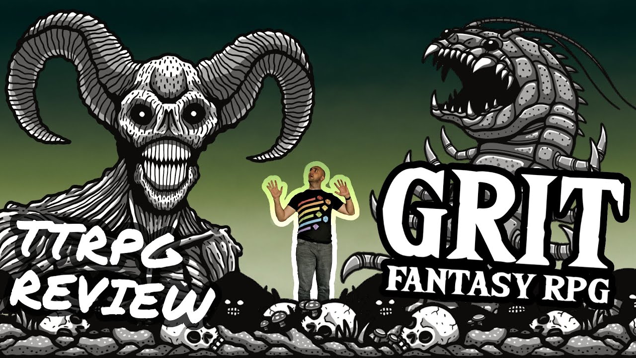 GRIT TTRPG Review: Fearsome Monster-Fueled One-Shots!