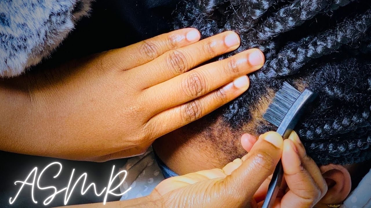 DOZE OFF IN SECONDS AS I BRUSH YOUR SCALP WITH ASMR STIMULATING SOUNDS
