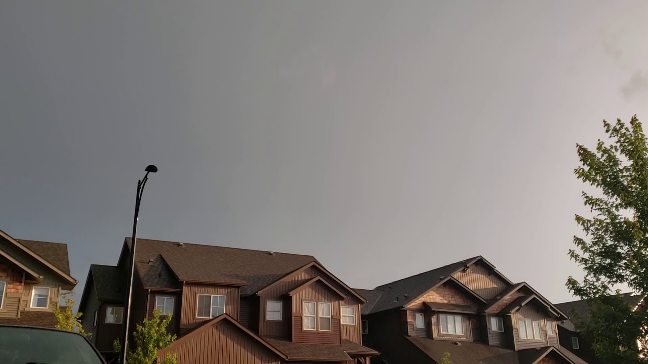 Loud Thunderstorm Edmonton August 2 2019