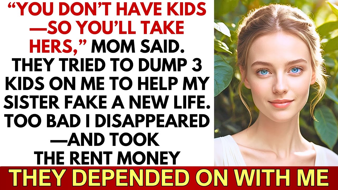 My Parents Tried To Dump My Sister’s Kids On Me—So I Took The Rent Money And Vanished