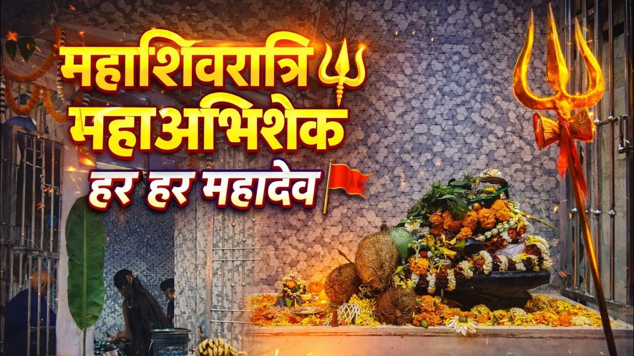 महाशिवरात्रि महाअभिषेक 2026 🔱 | हर हर महादेव | Shiv Mandir Vlog