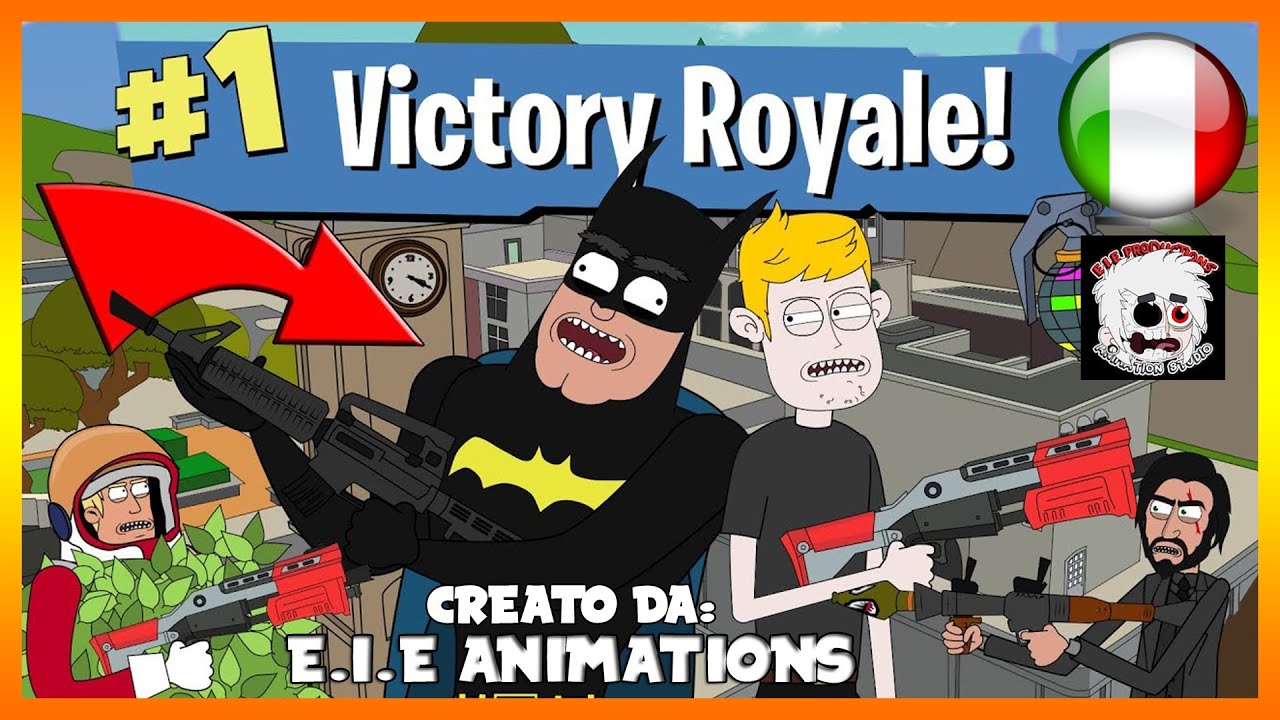 La prima volta che BATMAN ha giocato a FORTNITE Battle Royale | E.I.E ANIMATIONS ITA