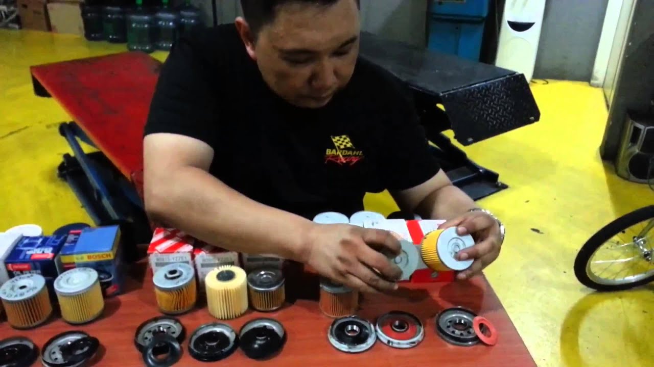 JS Asakashi, Bosch, Denso, Toyota, Sakura, OSK oil filters cut open and revealed