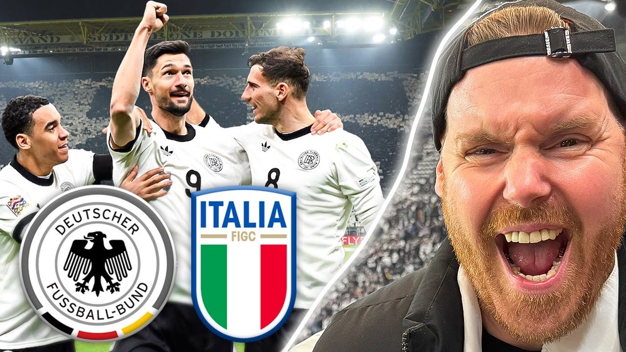 WILDES SPEKTAKEL IN DORTMUND 🫨🤯 | Deutschland vs. Italien (3-3) | Stadion Vlog