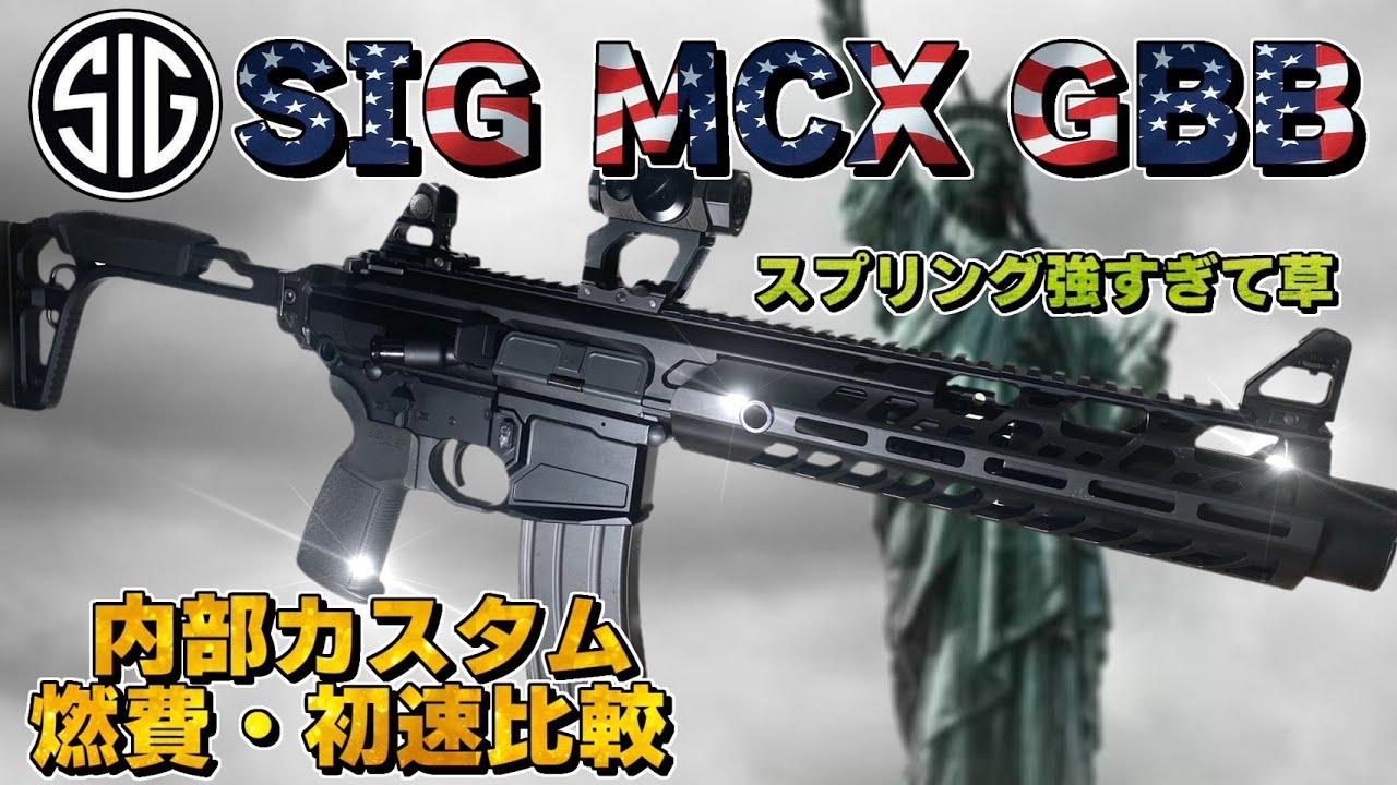 #4［Toxicant  MCX］ORGA SIG MCX 内部カスタム、燃費、初速比較