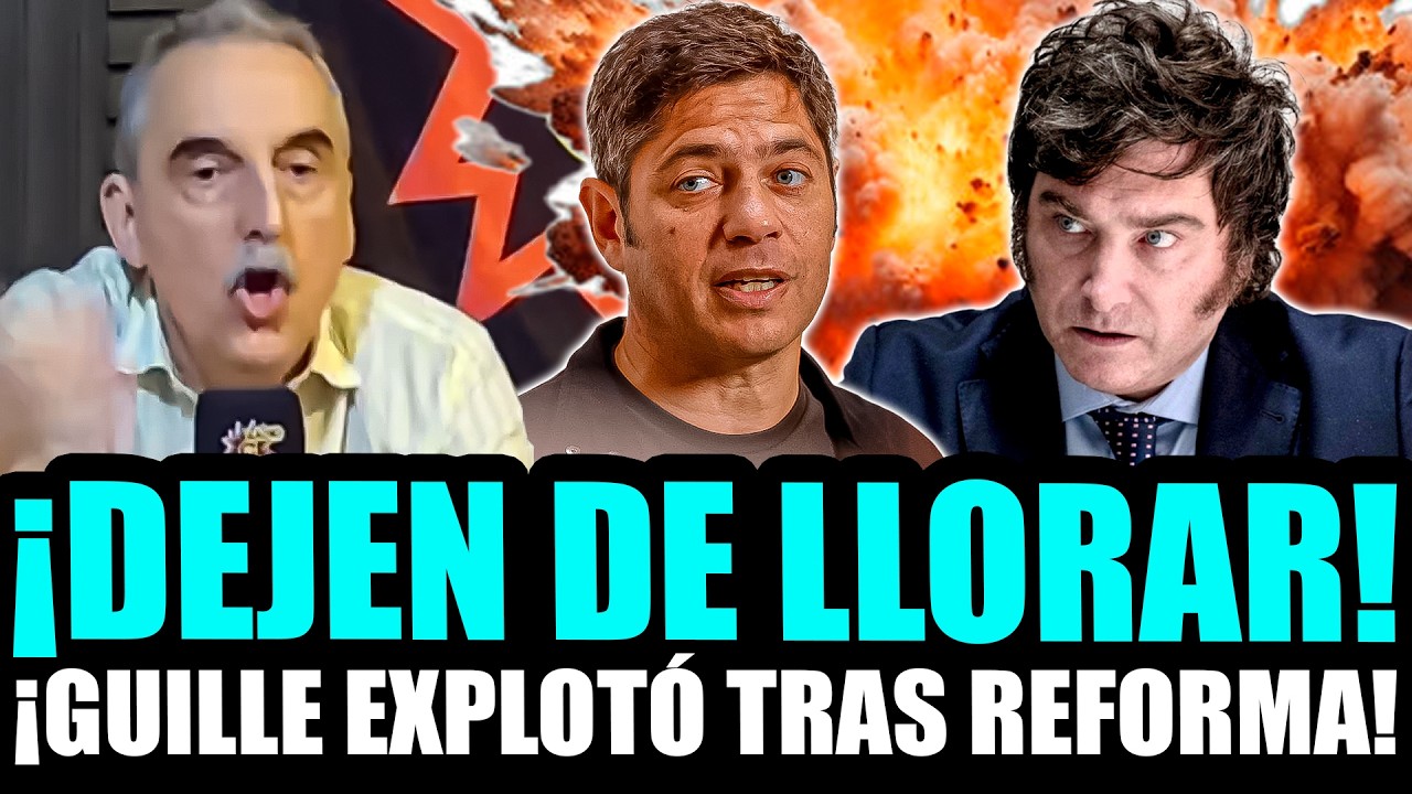 &iexcl;GUILLERMO MORENO EXPLOT&Oacute; TRAS LA REFORMA LABORAL DE MILEI!