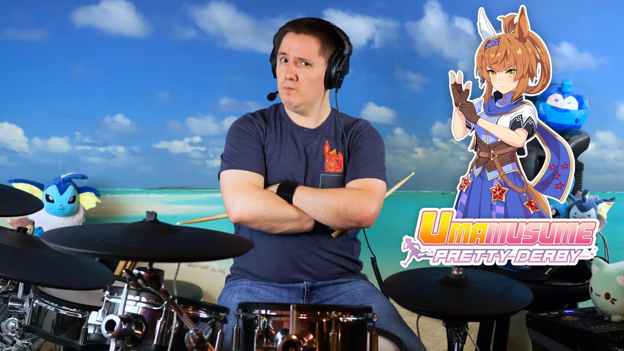 Uma Musume - Prix De l'Arc De Triomphe Race On Drums!