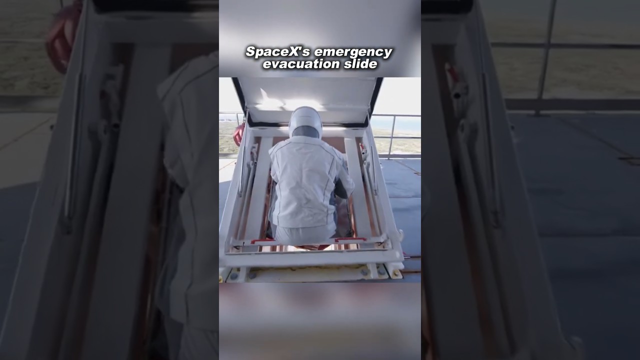 SpaceX's emergency-escape slide