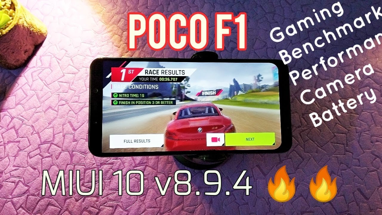 POCO F1 with MIUI 10 v8.9.4 | Gaming | Benchmark | Performance | Camera