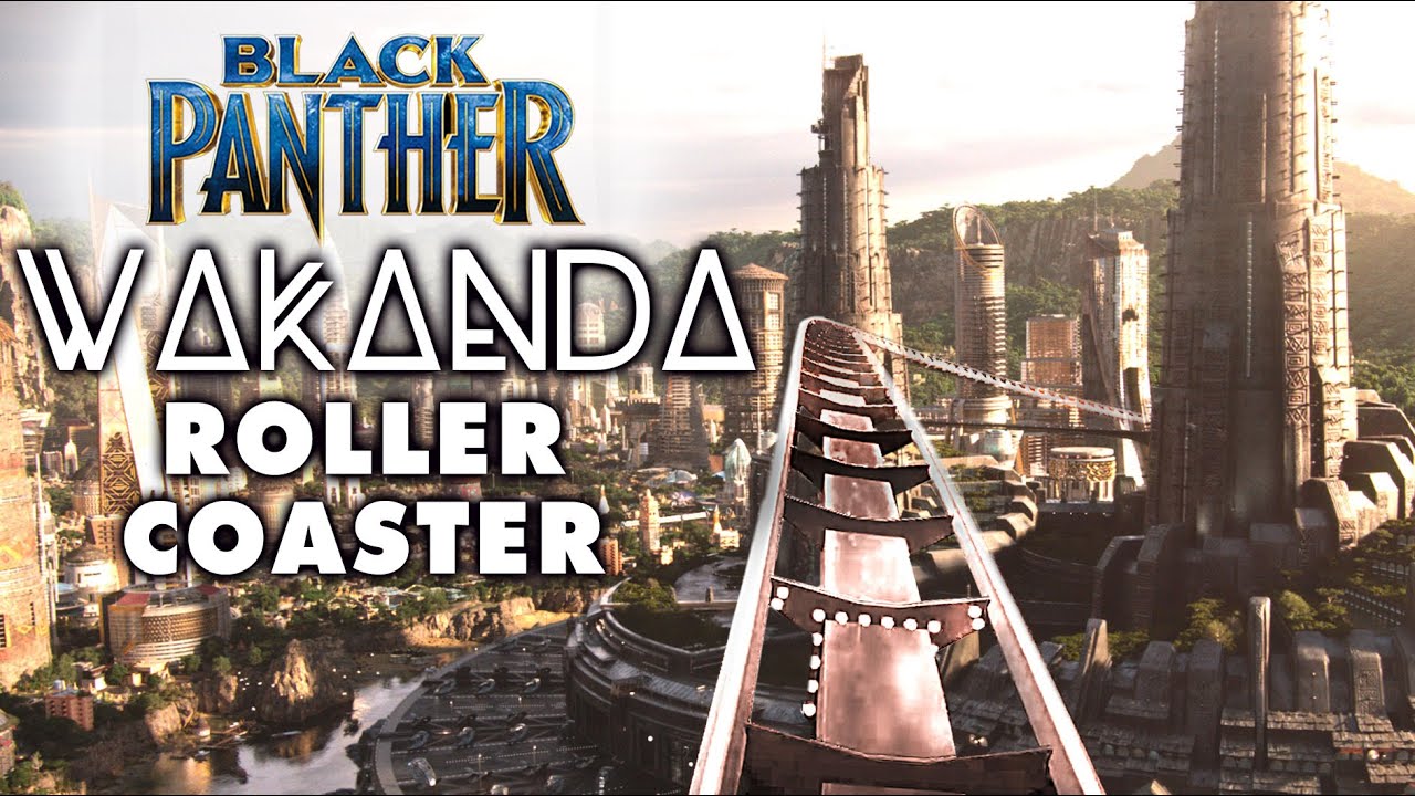 Ride on the BLACK PANTHER Roller Coaster! (POV)