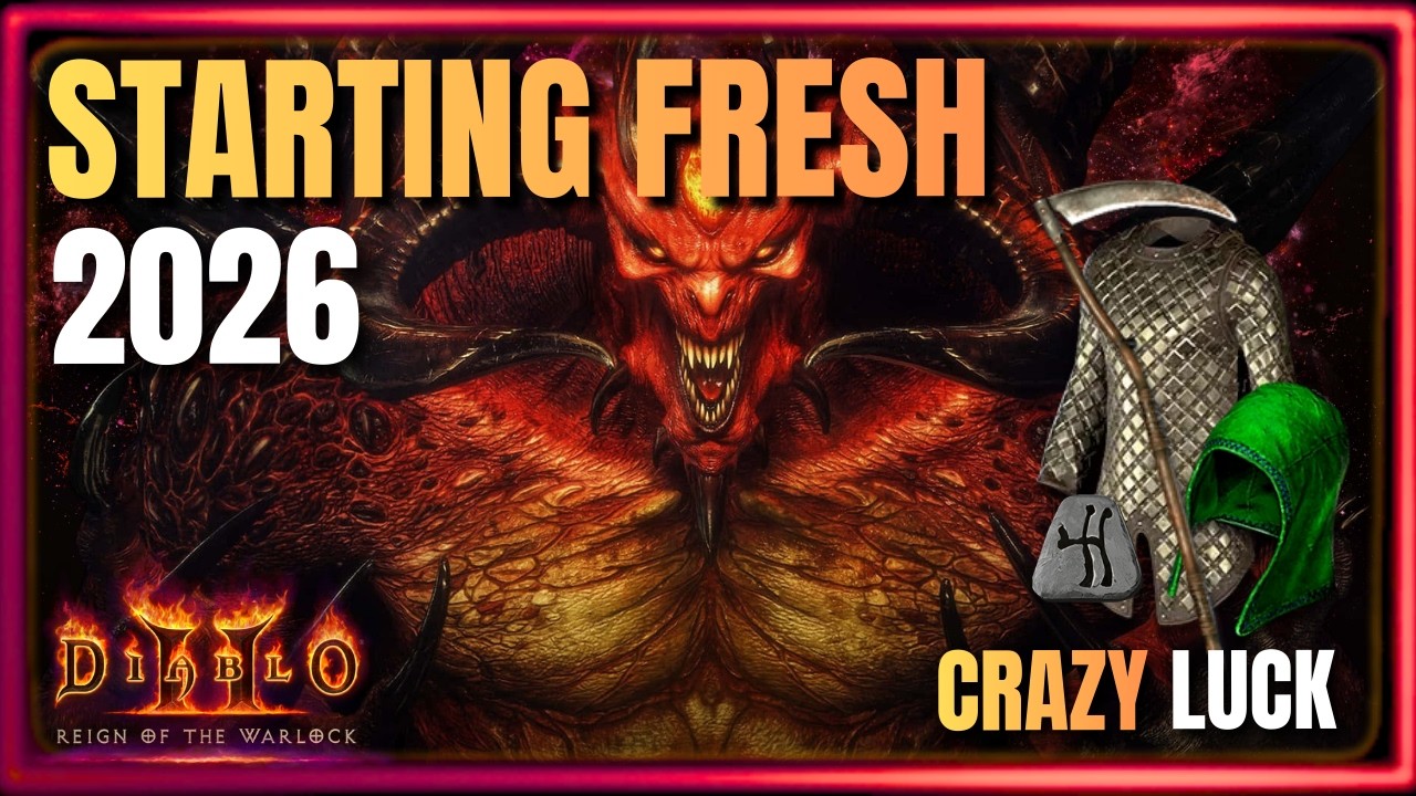 D2R - GETTING OUR CHAOS WARLOCK TO HELL ON DAY 1 OF NEW LADDER!? (STILL OP...)