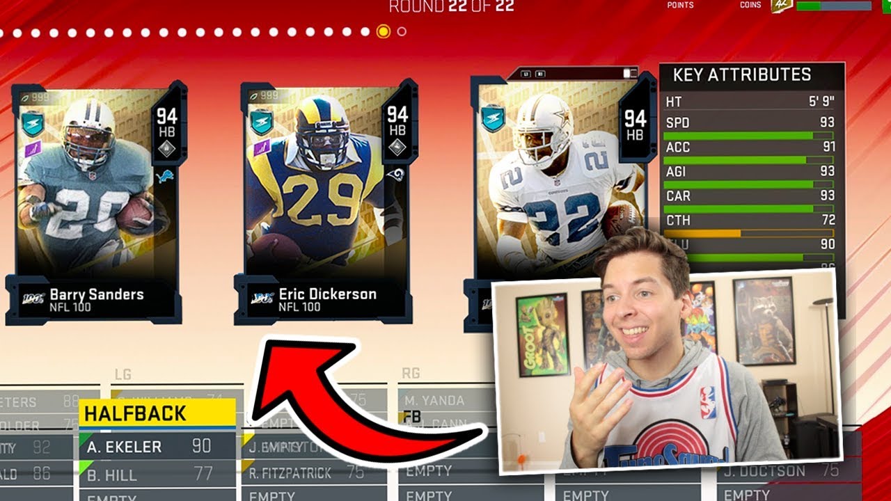 NFL 100 PLAYERS IN DRAFT ARE WAY TOO OP.. MADDEN 20 ULTIMATE TEAM