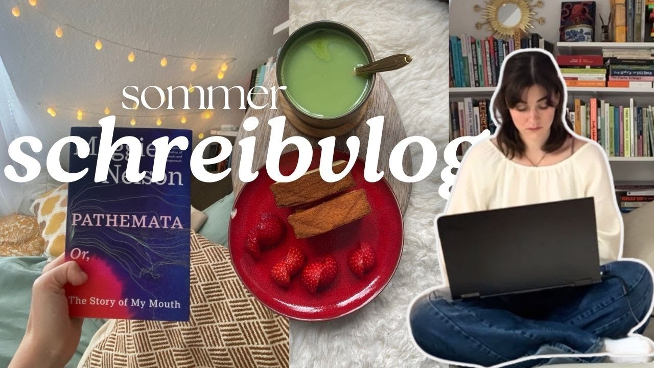 Schreib- & Lesevlog ✍🏻📚 Schreiben im Café, Bücher lesen & Bewerben für ein Autorenstipendium