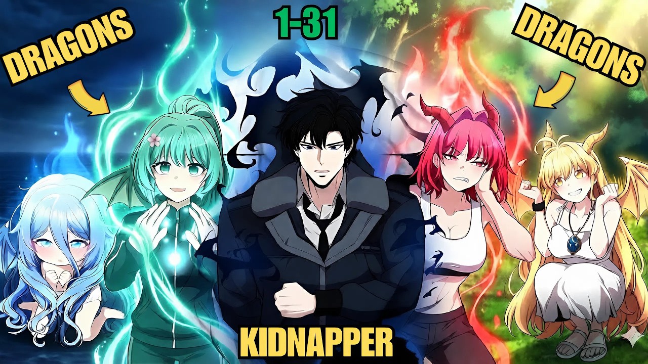 He KIDNAPPED FOUR DRAGONS To STOP The APOCALYPSE And Now Lives Together - Manhwa Recap