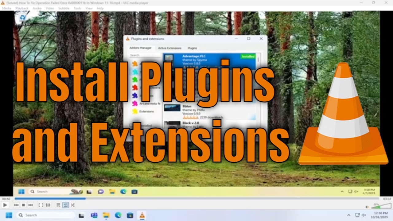 Как установить плагины и расширения в VLC Media Player [Руководство]