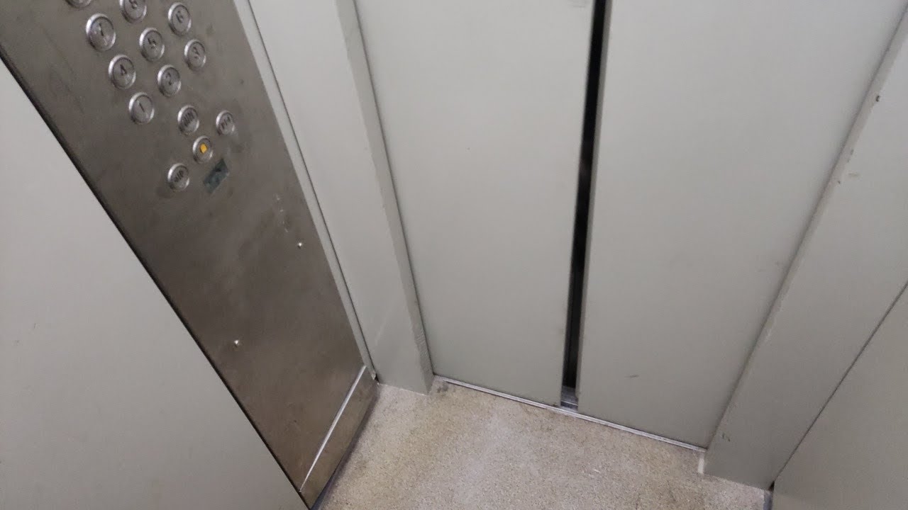 (ОГРОМНАЯ щель (реально огромная)) Лифты ЩЛЗ Ecomaks 2017 г. @ Ул. Щербаковская, 8
