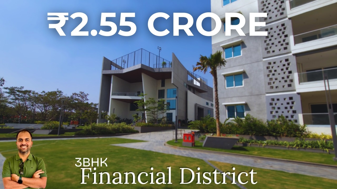 Продается 3-комнатная квартира в финансовом районе Хайдарабада | Jayabheri Nirvana #hyderabadreal...